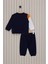 Lacivert Turuncu Erkek Bebek 2'li Takım 4