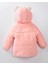 2-7 Yaş Arası Pelüş Tavşanlı Polar Kalın Kız Çocuk Kaban 2