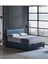 Bedding Power Up Motorlu Baza Başlık Set 160x200 cm - Lacivert (Ceviz Ayak) 1