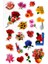 Sticker Kabartmalı A4 Boyutunda Stiker Defter, Planlayıcı ETIKET-(LIM064) - Gül Çiçek Buket 2