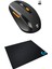 Byars-Usb Siyah 2.4ghz Optik Wireless Mouse + Logitech Gaming Mouse Pad Byarsbilişim 2