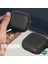 Airpods 4 Kılıf Askılı Mat Silikon Koyu Gri 2