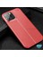 Apple iPhone 16 Pro Max Kılıf Deri Dokulu Silikon Siyah 5