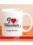 Kişiye Özel I Love Teacher Kupa Bardak 80052 1