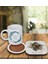 Kişiye Özel Tasarım Kupa Bardak ve Fotoğraflı Ahşap Bardak Altlığı 99400 1