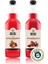Çilek & Nar Aromalı Kahve & Meyve Şurubu 2 x 700 ml 1