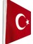 Sopalı Türk Bayrağı 50X75 cm (50 Adet) 1.kalite Alpaka Kumaş 2