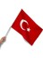 Sopalı Türk Bayrağı 50X75 cm (10 Adet) 1.kalite Alpaka Kumaş 1