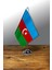 Tekli Masa Bayrağı Set - Azerbaycan 1