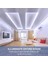 Sb-6502 2.5 Metre Şerit Led Işık Gün Işığı Dimmer Kumandalı Adaptörlü Tak Çalıştır Aydınlatma 4