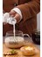2li Good Morning Kupa Cam Bardak Isıya Dayanıklı Kulplu Stil Kahve Sunum Kahvaltı Süt Bardağı 350ML 2