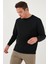 Streç Pamuklu Regular Fit Bisiklet Yaka Sweat Erkek Sweat 5905725 4