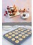 Muffin Kalıbı 24'lü Mini Cupcake Fırın Kapsülü Kek Browni Kekstra Kurabiye Kalıbı Muffin Baking Pan Extra Dayanıklı Yanmaz Yapışmaz Muffin 2