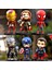 Yenilmezler 6lı Anime Figür Oyuncak Seti Spiderman Ironman Thor C. America Superman Batman Bir Arada 2