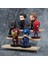 Yenilmezler 6lı Anime Figür Oyuncak Seti Spiderman Ironman Thor C. America Superman Batman Bir Arada 3