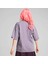 Kadın Mor Puma Dare To Oversized Cutout Tee Mor Kadın T-Shirt 2