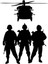 Autosticker^#Askerler Ve Helikopter Sticker (Oto-Motor-Laptop-Duvar-Dekor) 30 X 42 Cm 1