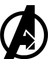 Autosticker^#Avengers Sticker (Oto-Motor-Laptop-Duvar-Dekor) 10 X 11 Cm 1