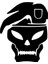 Autosticker^#Asker Punisher Sticker (Oto-Motor-Laptop-Duvar-Dekor) 20 X 24 Cm 1