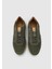 Haki Deri Erkek Sneaker 5