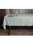 160*220 cm Açık Gri Ince Polyester Masa Örtüsü(Lm) 1