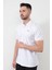 John Borners Erkek Beyaz Polo Yaka T-shirt Pamuklu Serin Tutan Regular Fit 2061 2