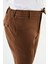 Çizgili Kamel Rengi Super Slim Fit Erkek Pantolon 2