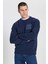 Wrangler Regular Fit Normal Kesim Bisiklet Yaka Lacivert Sweatshirt 1