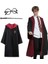 Toptan Bulurum Harry Potter Gryffindor Kapişonlu Çocuk Kostüm + Asa + Gözlük Seti 11-12 Yaş 1