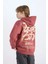 Erkek Çocuk Oversize Geniş Kalıp Sırt Baskılı Kapüşonlu Sweatshirt D5679A824WN 1