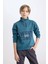 Erkek Çocuk Yarım Fermuarlı Dik Yaka Baskılı Sweatshirt D3058A824WN 4