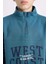 Erkek Çocuk Yarım Fermuarlı Dik Yaka Baskılı Sweatshirt D3058A824WN 5