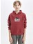 Erkek Çocuk Baskılı Kapüşonlu Kanguru Cepli Sweatshirt C9797A824WN 4