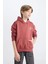 Erkek Çocuk Oversize Geniş Kalıp Sırt Baskılı Kapüşonlu Sweatshirt D5679A824WN 4