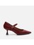 01AYH290860A780 MARY Jane Deri Bordo Kadın Stiletto 1