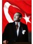 Atatürk Posteri 150x225 cm (5 Adet) 1. Kalite Raşel Kumaş 3