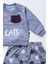 377 6-18 Ay Erkek Cool Cats Nakışlı 2'li Takım 5