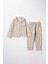 0051 9-12 Yaş Yakalı Yıldızlı Unisex Pijama Takım 1