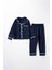 0051 9-12 Yaş Yakalı Yıldızlı Unisex Pijama Takım 1