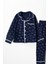 0051 9-12 Yaş Yakalı Yıldızlı Unisex Pijama Takım 2