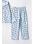 0051 9-12 Yaş Yakalı Yıldızlı Unisex Pijama Takım 3