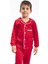 046 5-7 Yaş Cepli Biyeli Erkek Düğmeli Pijama Takımı 2