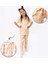 4009 8-10 Yaş Güneş Çiçek Baskılı Kız Pijama Takımı 2
