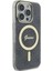 Apple iPhone 16 Pro Uyumlu Kılıf Guess Orjinal Lisanslı Magsafe Şarj Özellikli Yazı Logo 4g Desenli Siyah 3
