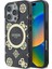 Apple iPhone 16 Pro Kılıf Guess Orjinal Lisanslı Magsafe Özellik Iml Peony ve 4g Desen Klasik Logolu Siyah 1