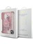 Apple iPhone 16 Pro Kılıf Guess Orjinal Lisanslı Magsafe Özellikli Iml Baskılı Çiçek Inci Bileklikli Pembe 4