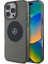 Apple iPhone 16 Pro Kılıf Mercedes-Benz Orjinal Lisanslı Magsafe Özellikli Yıldız Desenli Transparan Siyah 1