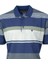 Erkek Pamuklu Ringelli Kumaş T-Shirt Polo Yaka Cepli Kısa Kol Şık Çizgi Desenli Tam Kalıp 2