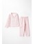 0047 9-12 Yaş Yakalı Çiçekli Pijama Takım 1