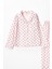 0047 9-12 Yaş Yakalı Çiçekli Pijama Takım 2
